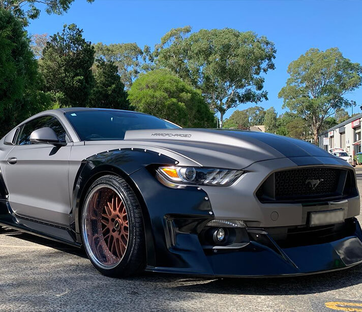 Custom bodykits in Sydney on Mustang