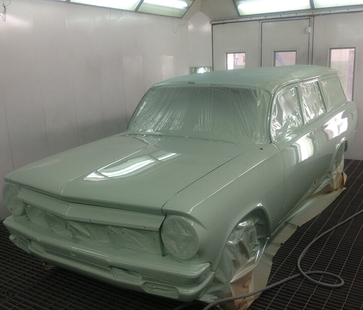 Respray of Holden Classic restoration