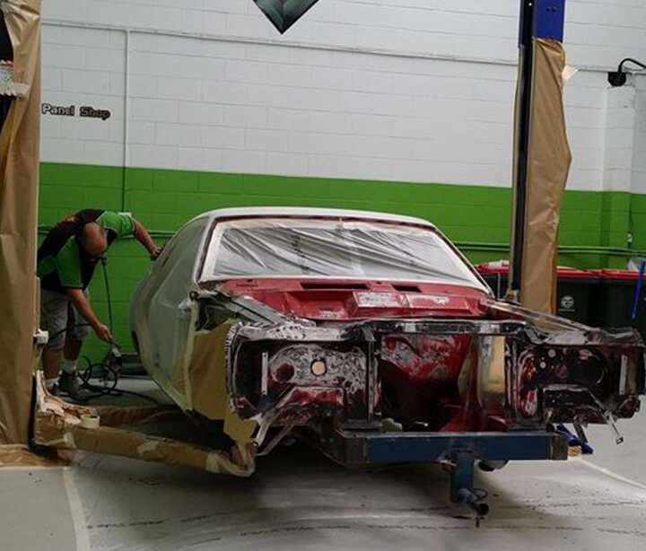 Falcon XC being deconstructed for car restoration