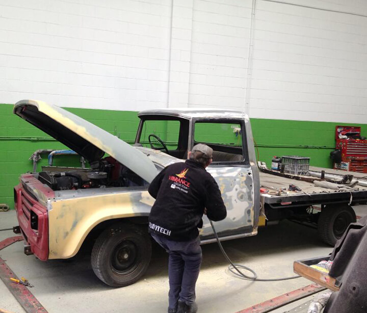 Car restoration ford pickup