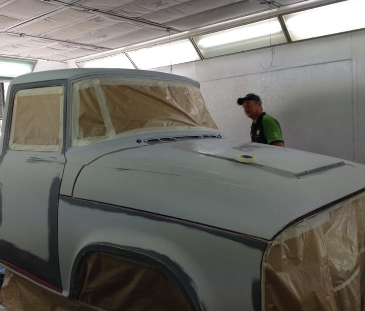 Sydney car restoration on Ford pickup