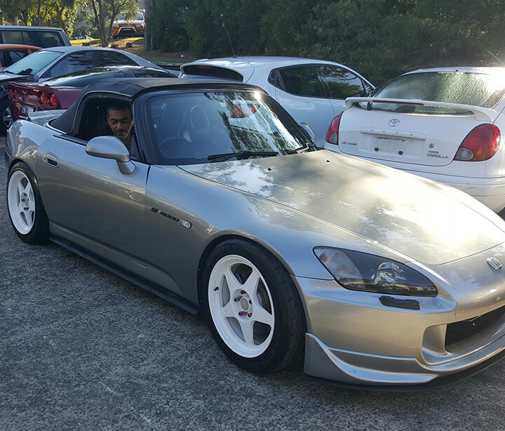 Repaired Honda S2005 after smash