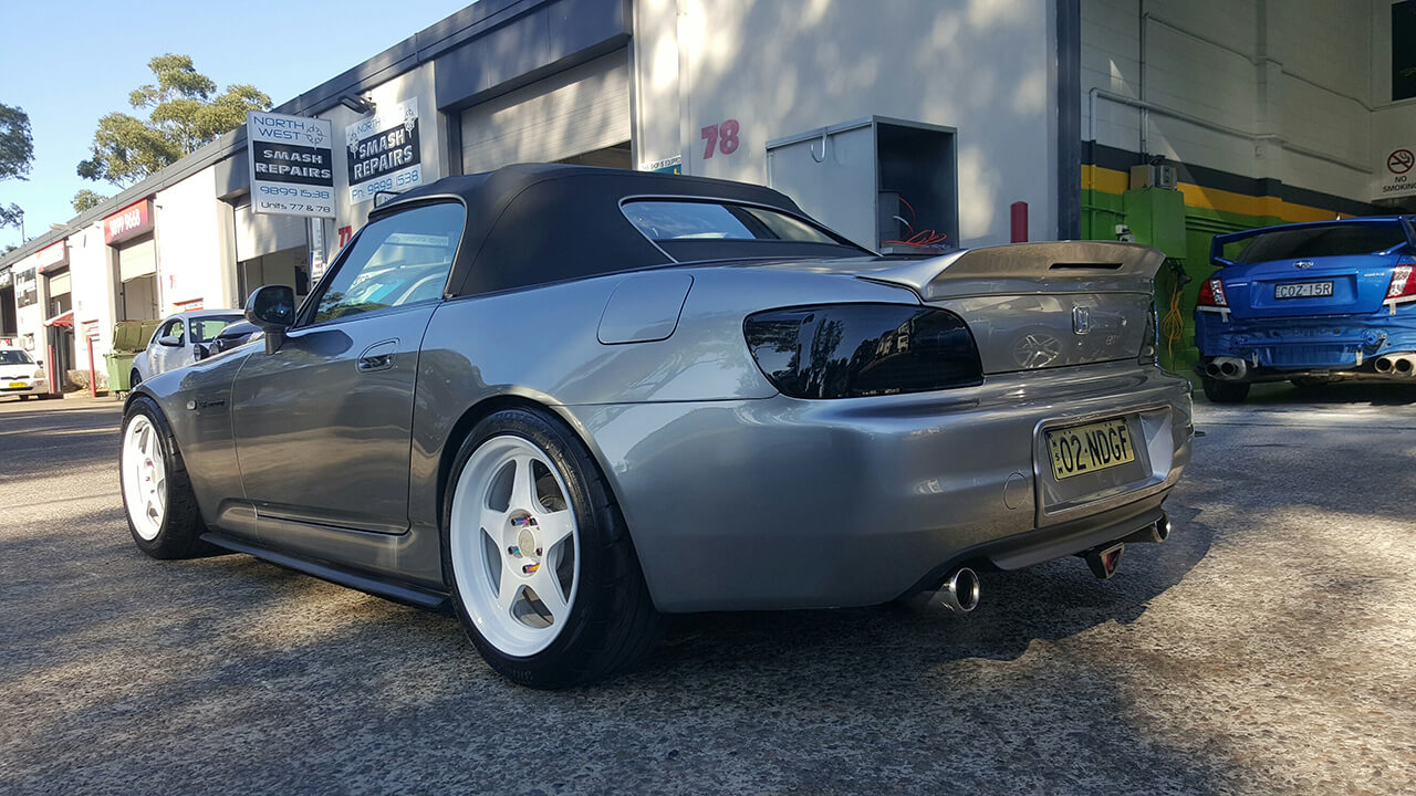 Honda S2006 fixed after smash repairs in Sydney