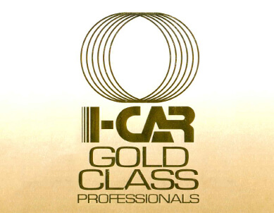 I-Car Gold Class Certificate of Qualification logo