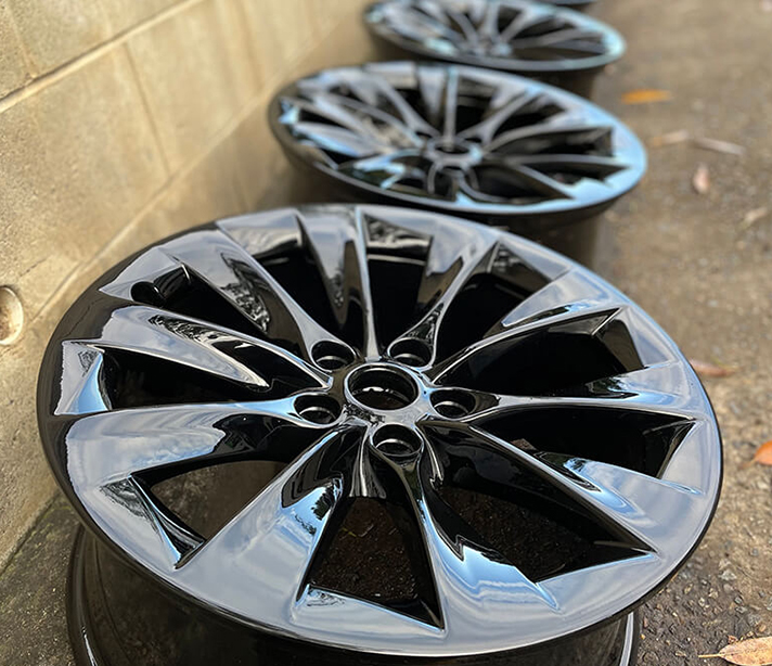 Powder coating for car wheels Sydney