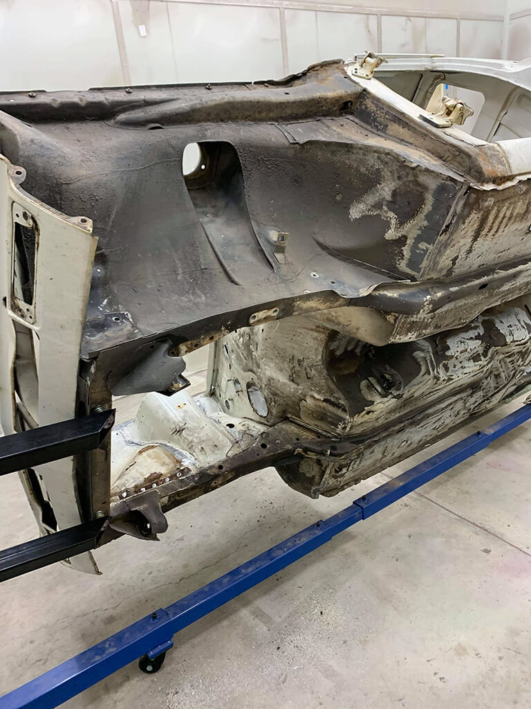 Car restoration sydney sand blasting