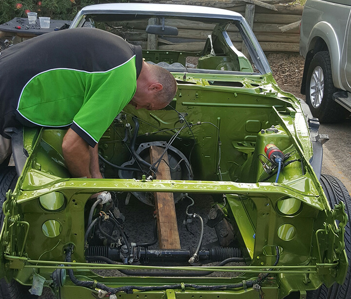Car restoration 240z