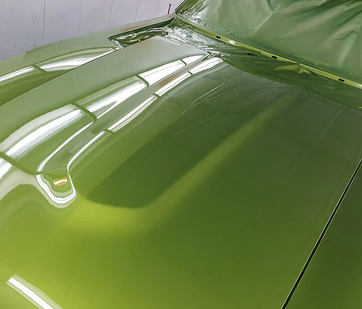Car restoration spray paint for Nissan 240z