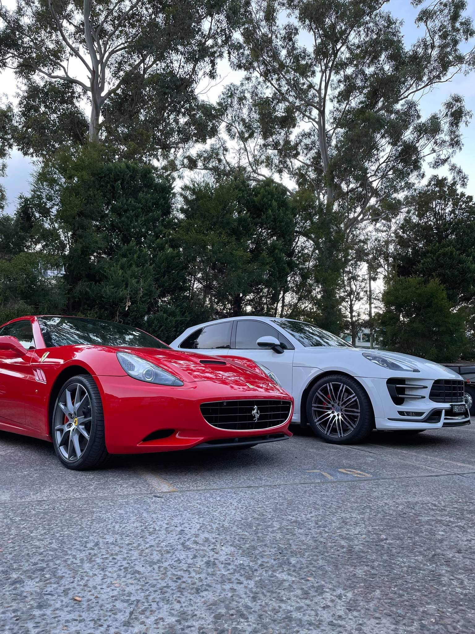Ferrari Cars Red White