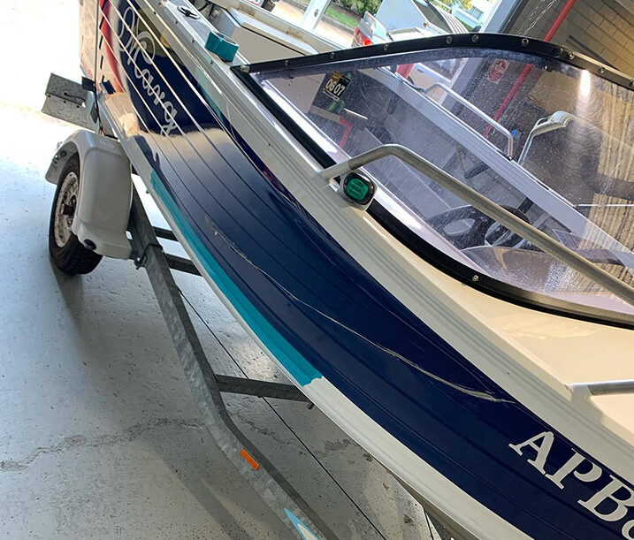 Fibreglass boat repair Sydney