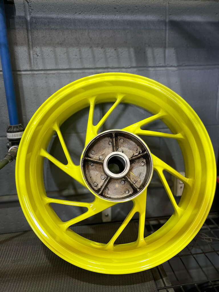 powder coating wheel rim 4