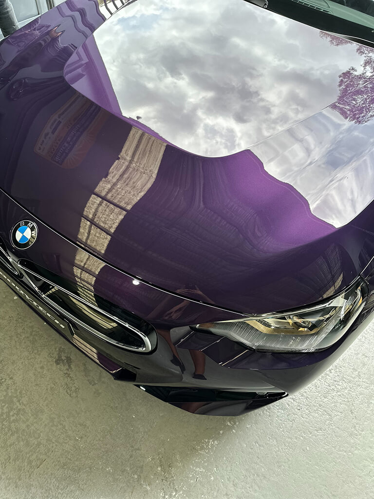 Smash Repairs and Spray Painting Purple BMW 2
